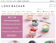 Tablet Screenshot of luksbazaar.com